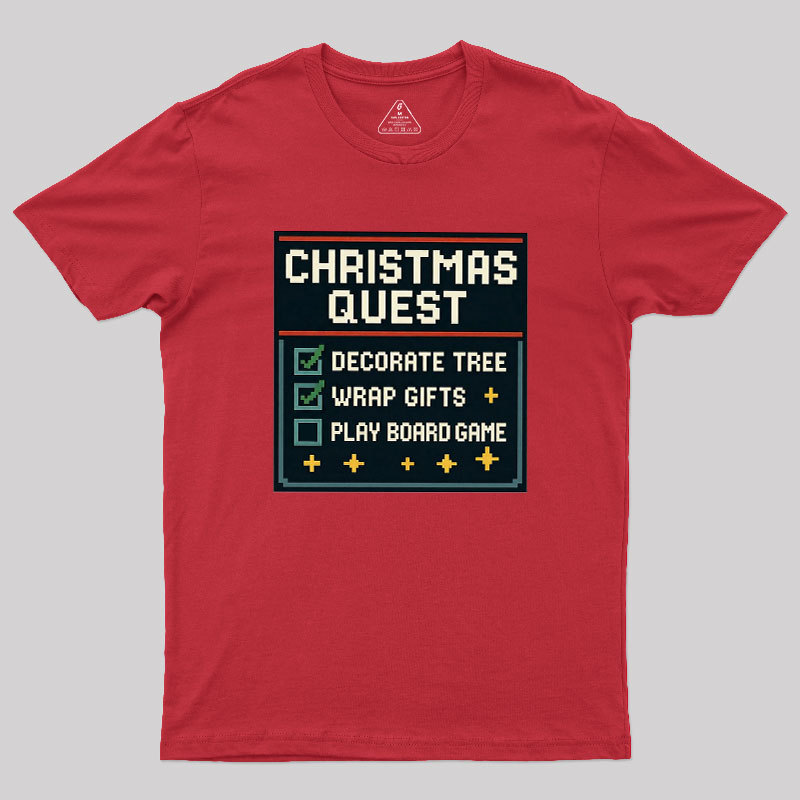 Christmas Quest Geek T-Shirt