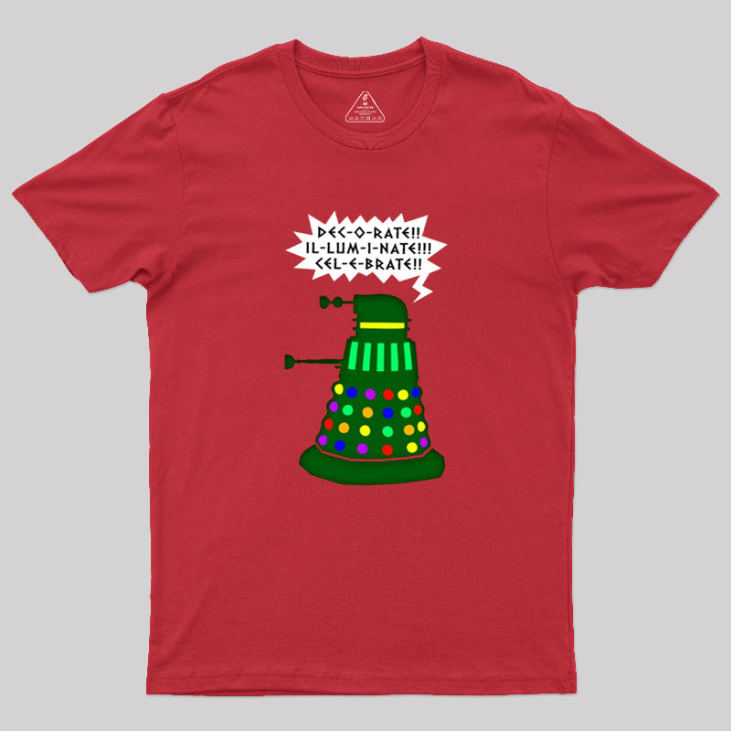 Holiday Dalek Geek T-Shirt