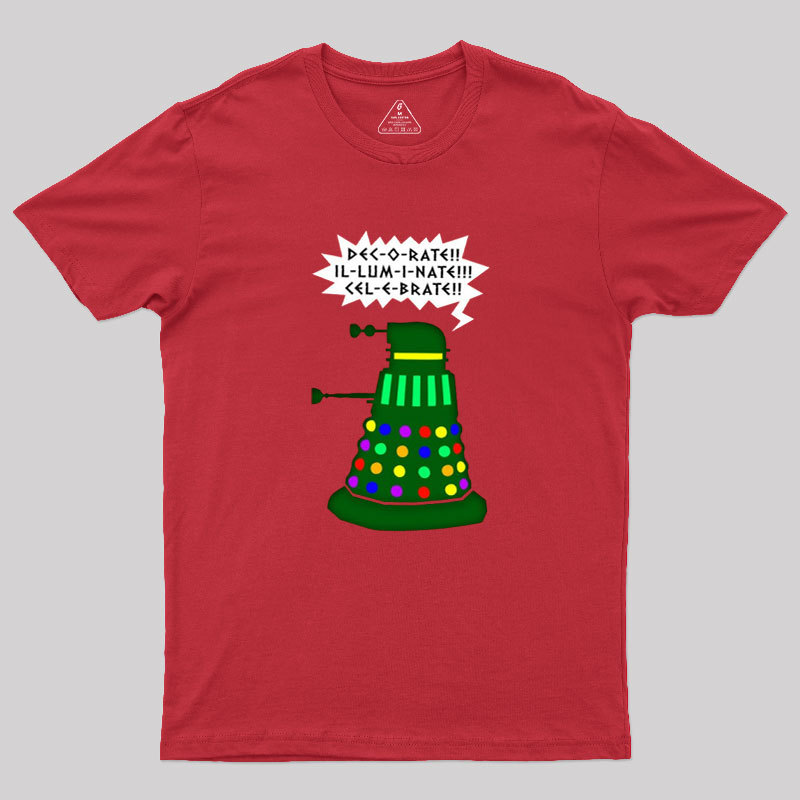 Holiday Dalek Geek T-Shirt
