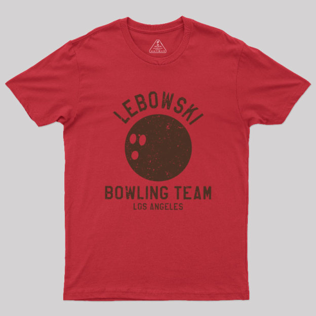 Lebowski Bowling Team Los Angeles Geek T-Shirt