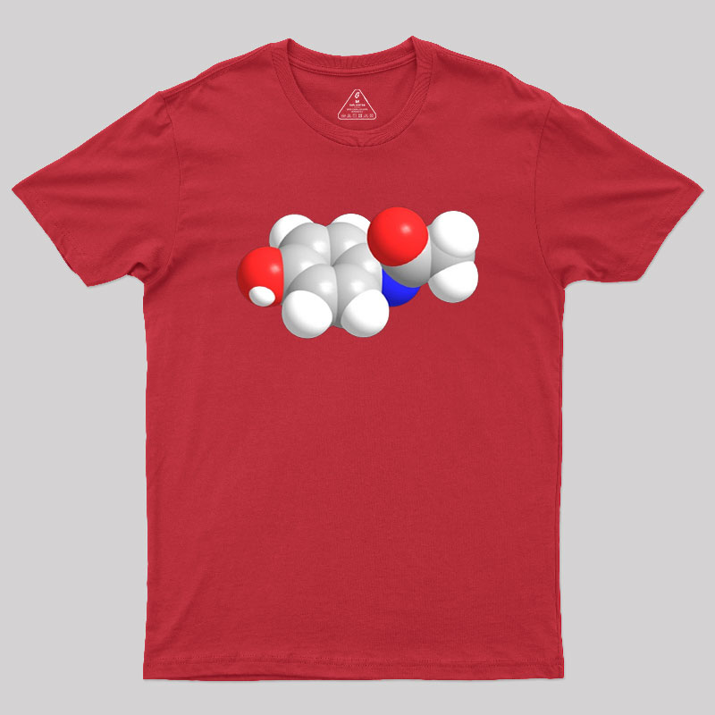 Tylenol Molecule Chemistry Geek T-Shirt