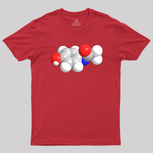 Tylenol Molecule Chemistry Geek T-Shirt