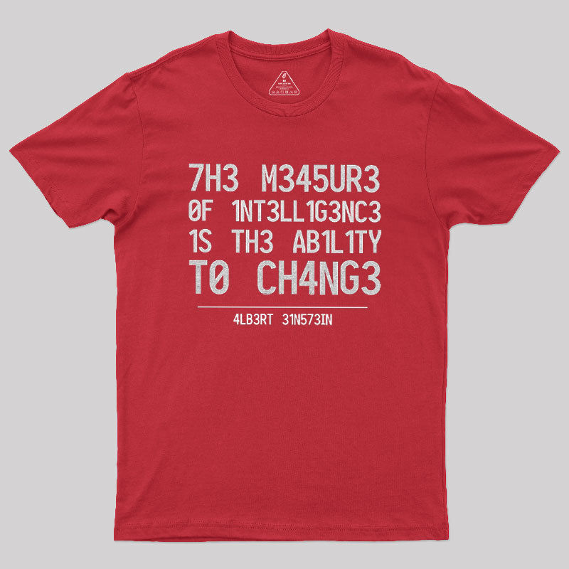 The Measure of Intelligence Geek T-Shirt