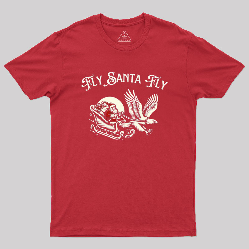 Fly Santa Fly Geek T-Shirt