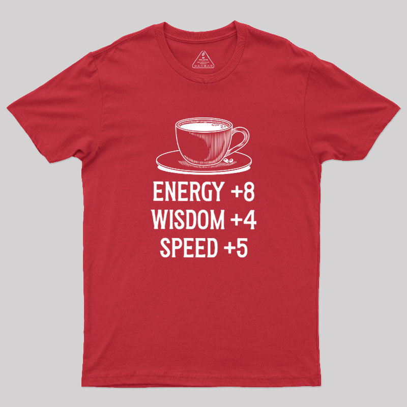 Coffe Stats Geek T-Shirt