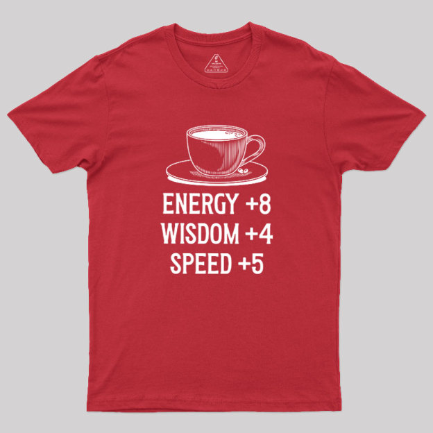 Coffe Stats Geek T-Shirt