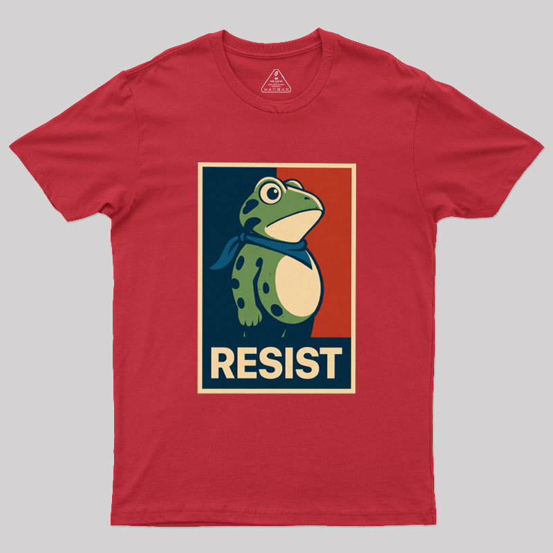 Geeksoutfit Frog Protest Geek T-Shirt for Sale
