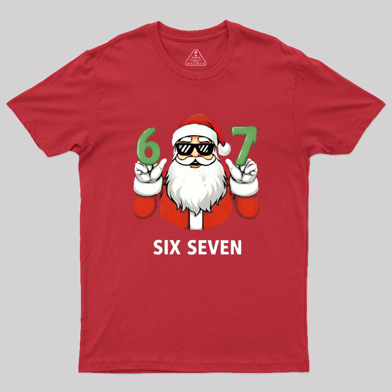 Santa 67 Christmas Geek T-Shirt