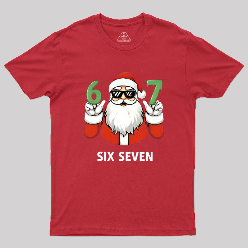 Geeksoutfit Santa 67 Christmas Geek T-Shirt for Sale