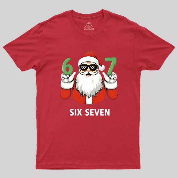 Santa 67 Christmas Geek T-Shirt
