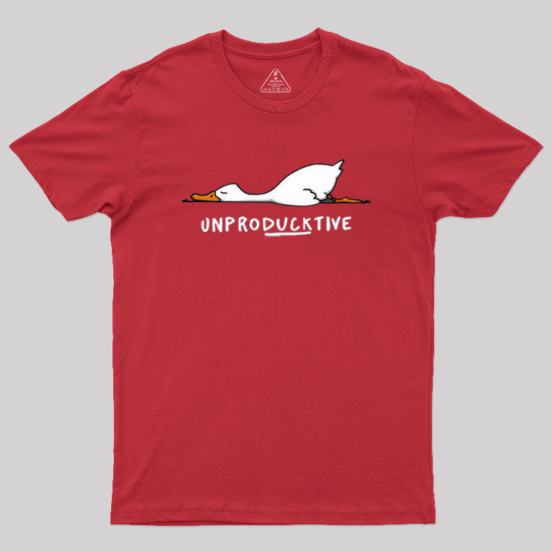 Unproducktive Geek T-Shirt