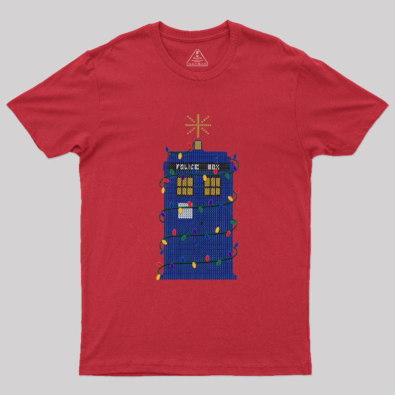 Happy Christmas from the Tardis Geek T-Shirt