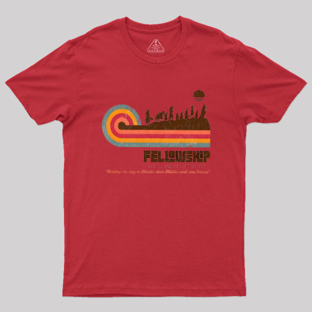 Fellowship of the Retro Tour Geek T-Shirt