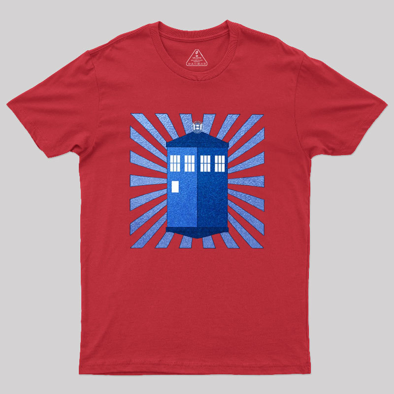 TARDIS Stained Glass Geek T-Shirt