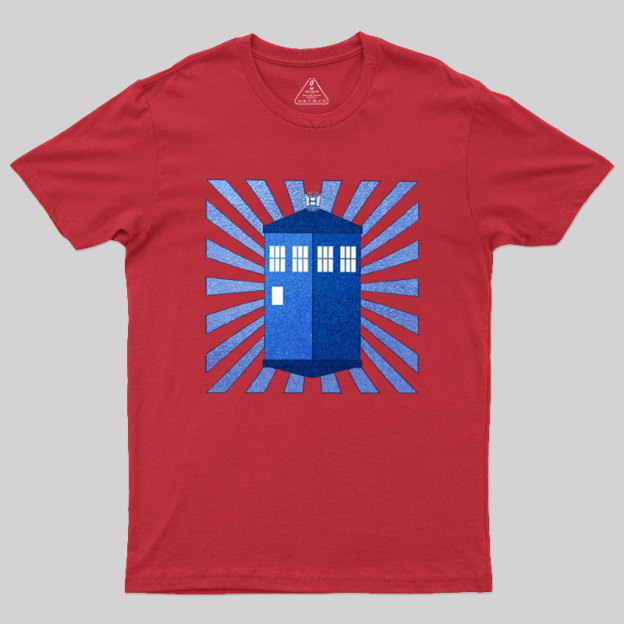 TARDIS Stained Glass Geek T-Shirt