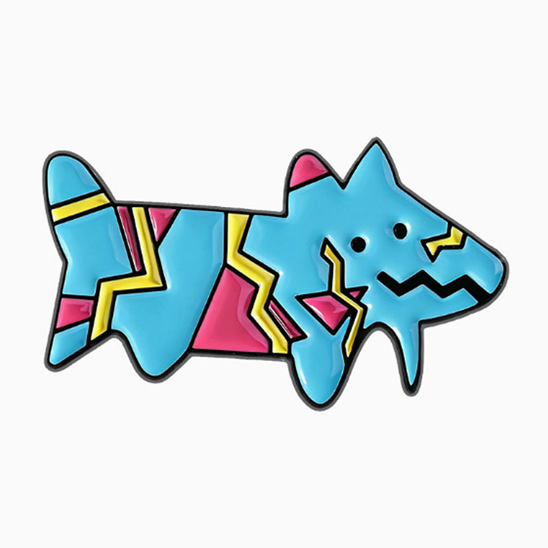 Geometric Doodle Animals Pins