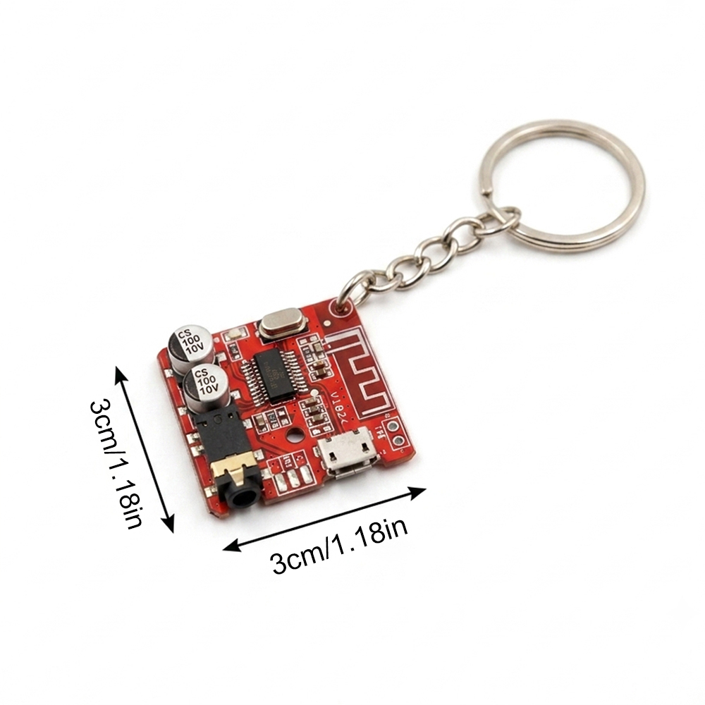 Geek Mini PCB Hardware Charm Keychain
