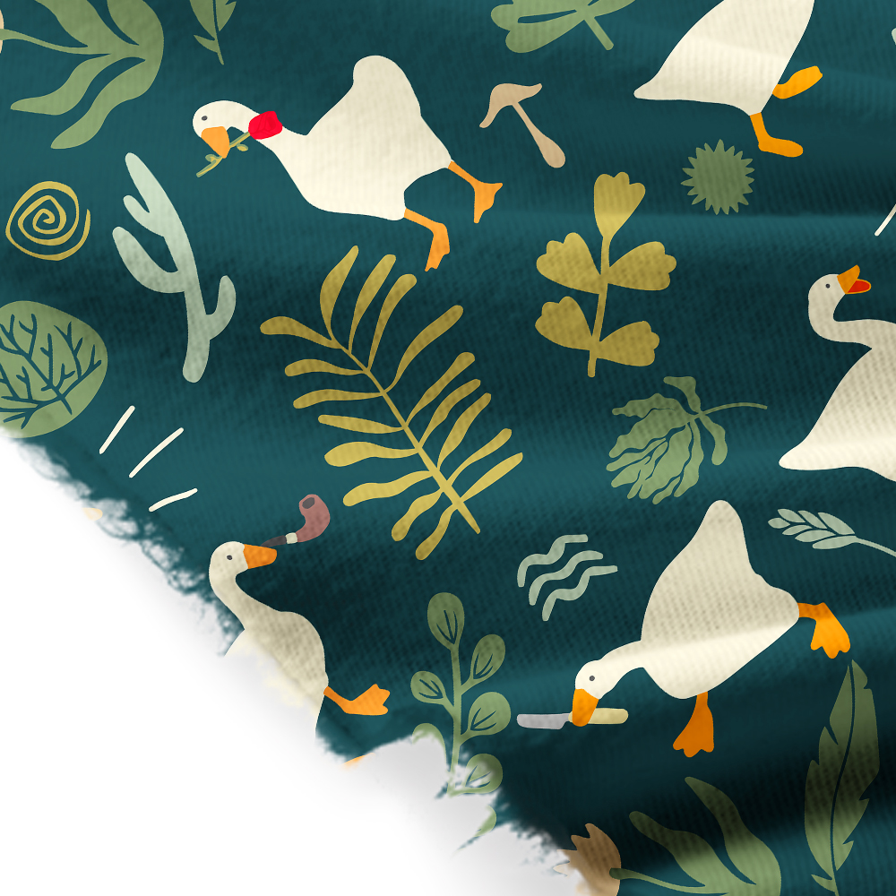 Goose Geek Soft Fringed Scarf