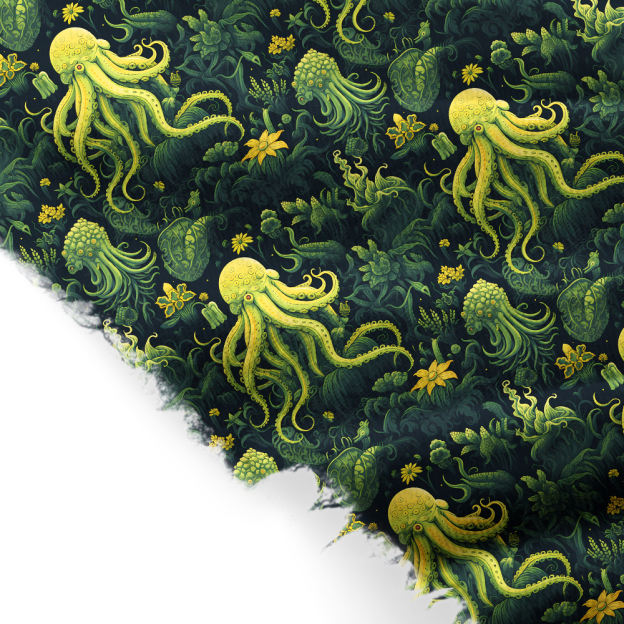 Cthulhu Geek Soft Fringed Scarf