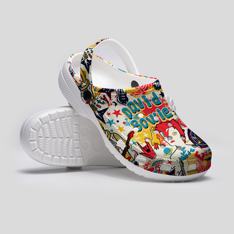 Graffiti Street Art Geek Rubber Clogs