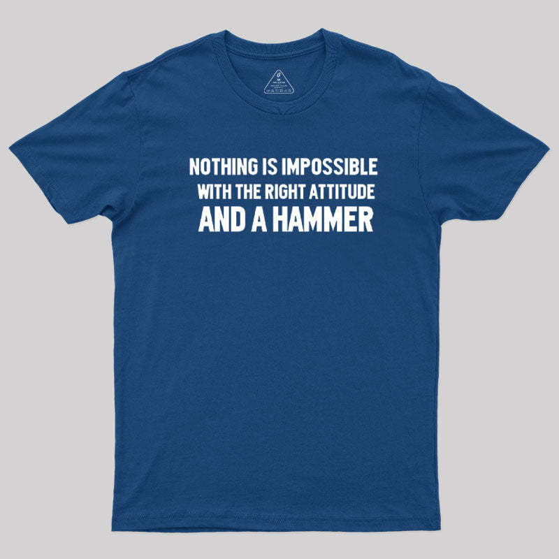 Geeksoutfit Nothing Is Impossible T-Shirt for Sale online