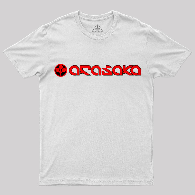 トップス arasaka Retro Vintage Arasaka Cyberpunk 2077 Washed Cotton T-Shirt, Night