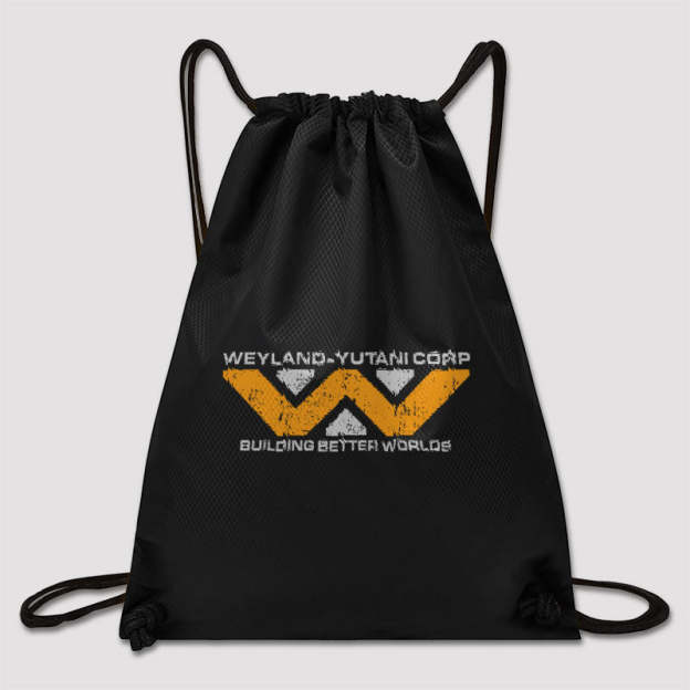 Geeksoutfit Weyland yutani Corp Drawstring Cinch Bag for Sale
