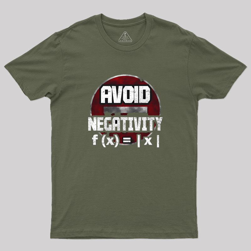 Avoid negativity Geek T-Shirt