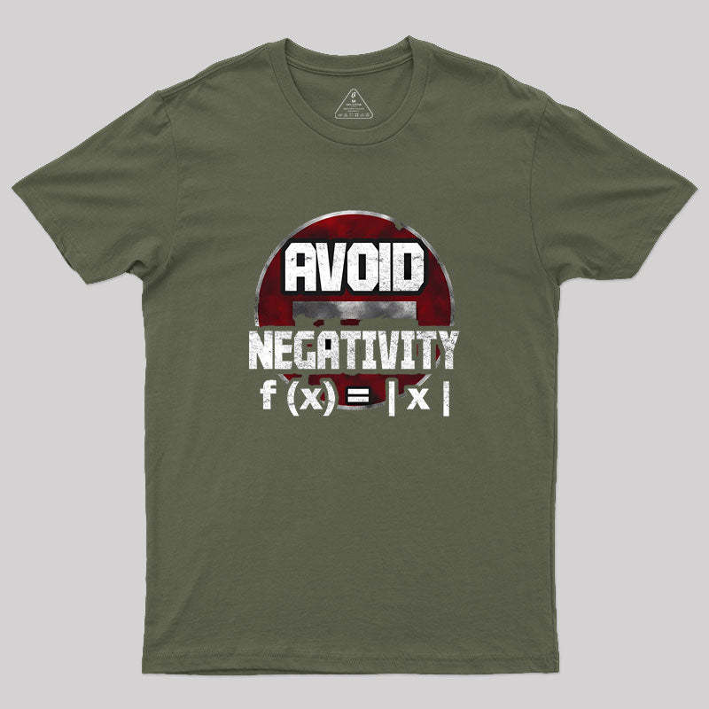 Avoid negativity Geek T-Shirt