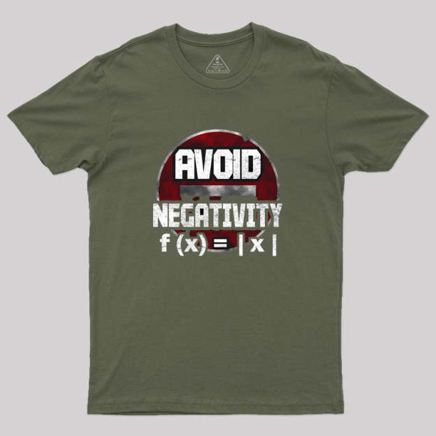 Avoid negativity Geek T-Shirt