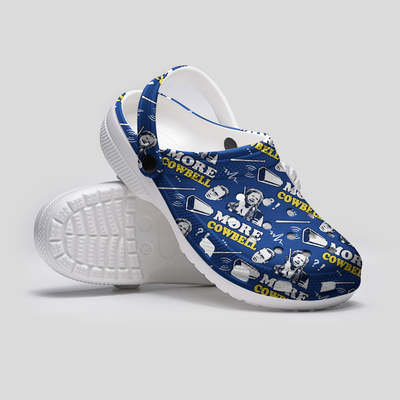 More Cowbell Geek Rubber Clogs