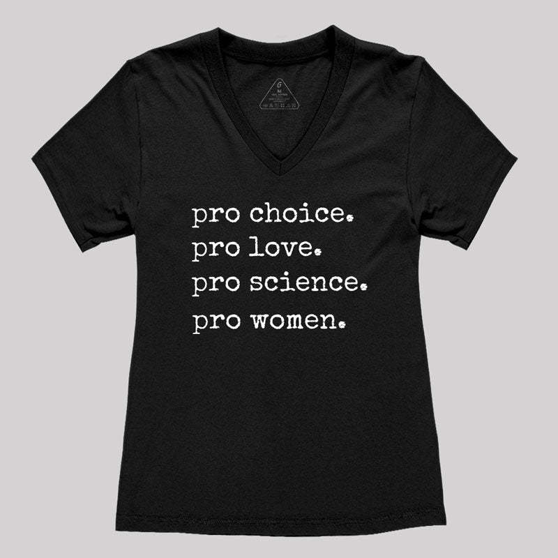 Pro Choice Women's V-Neck T-shirt