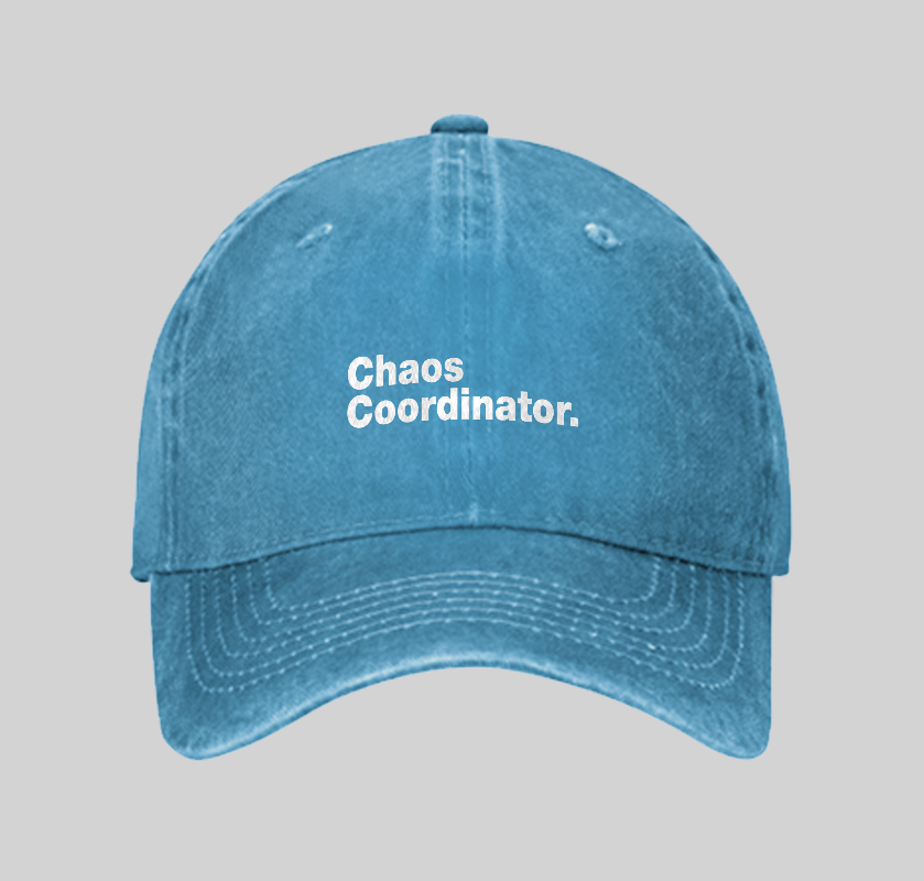 Chaos Coordinator Classic Washed Vintage Baseball Cap