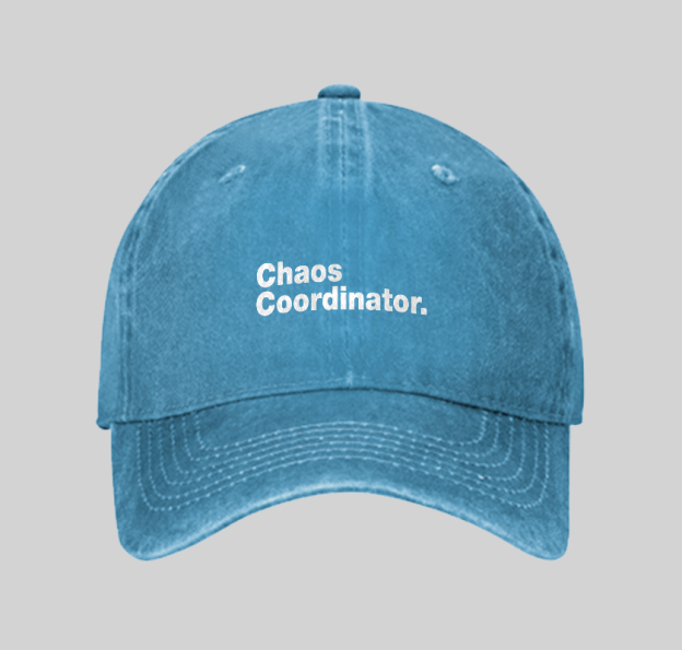 Chaos Coordinator Classic Washed Vintage Baseball Cap