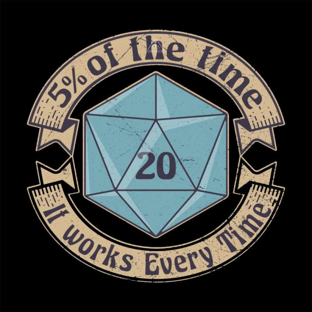 5 Percenter D20 V2 Blue T-Shirt