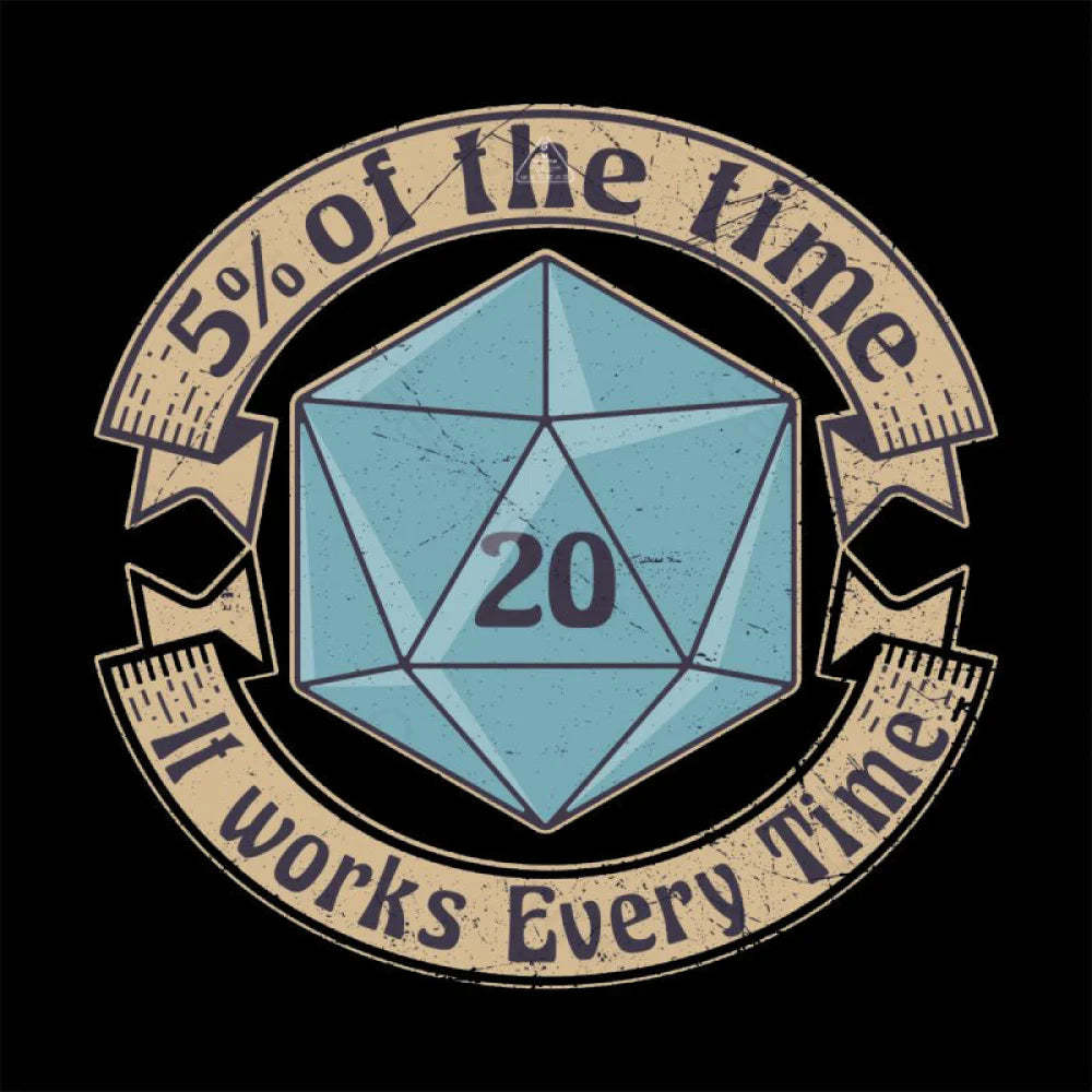 5 Percenter D20 V2 Blue T-Shirt