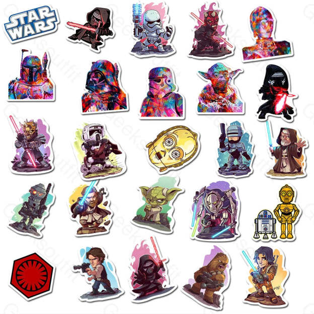 50 Classic Movies In Pictures Stickers