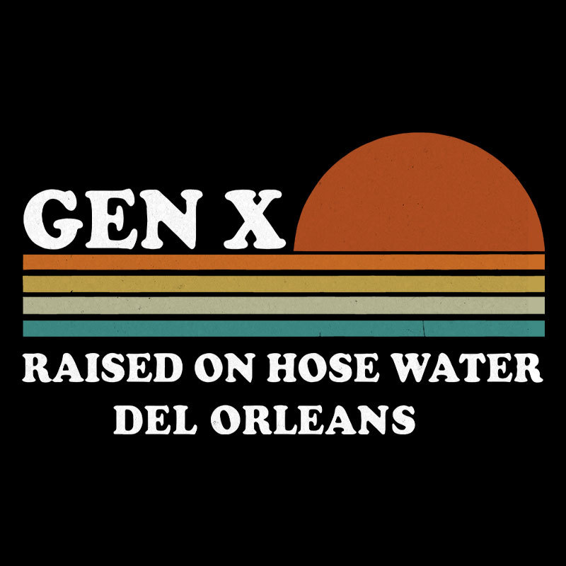 Gen-X Vintage Sunset Geek T-Shirt