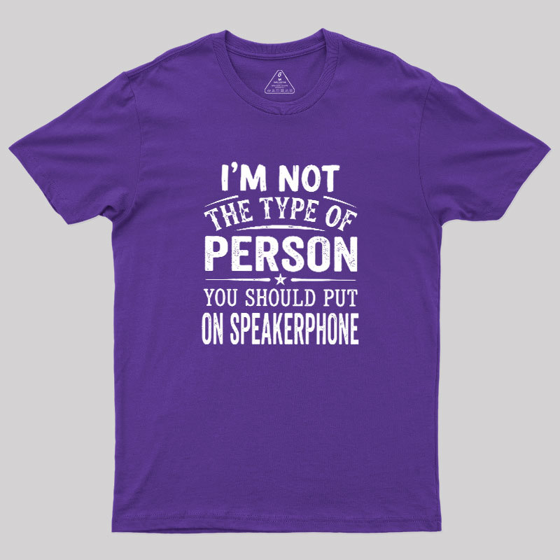 Off Speaker Geek T-Shirt
