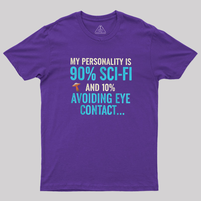 90% Sci-fi 10% Awkward Geek T-Shirt