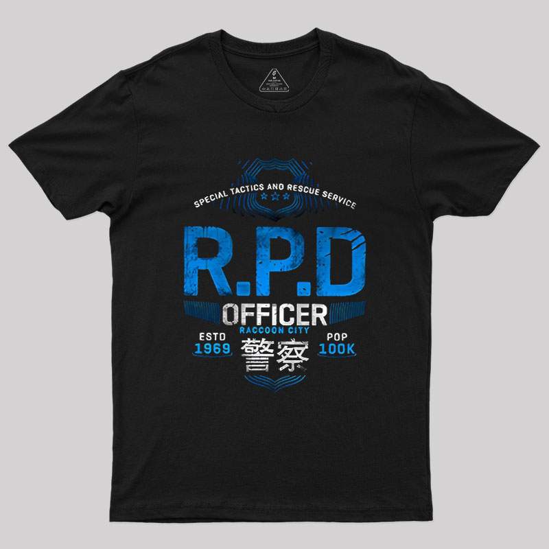 RPD Officer Geek T-Shirt