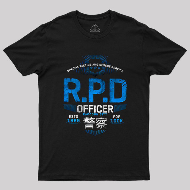 RPD Officer Geek T-Shirt