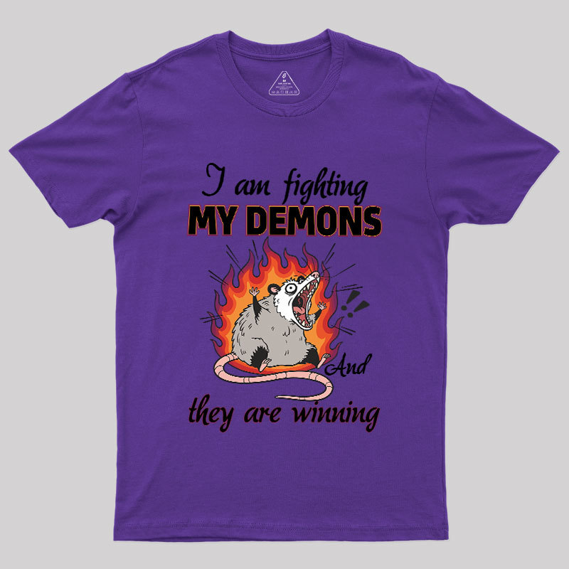 Demon Battle Geek T-Shirt