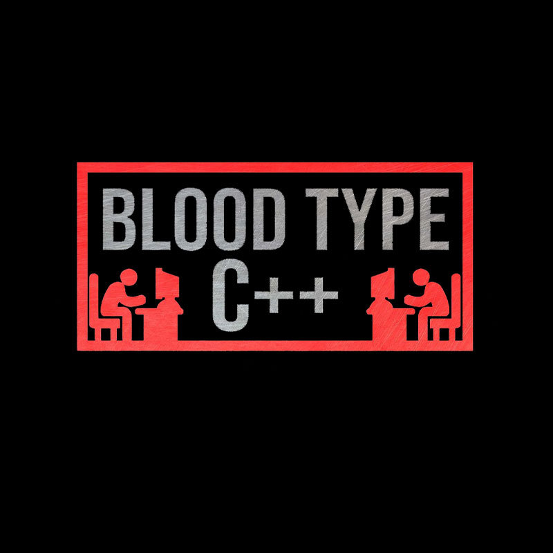 Blood Type C++ Geek T-Shirt