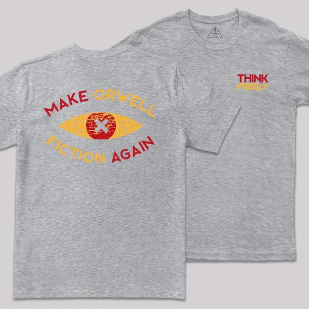 Think Freely Orwell Reimagined Geek T-Shirt
