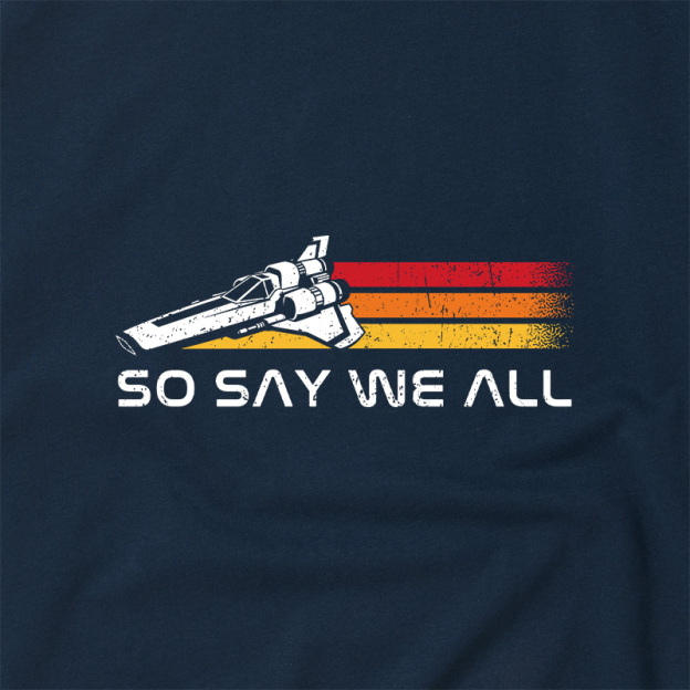So Say We All Geek Retro Raglan T-Shirt
