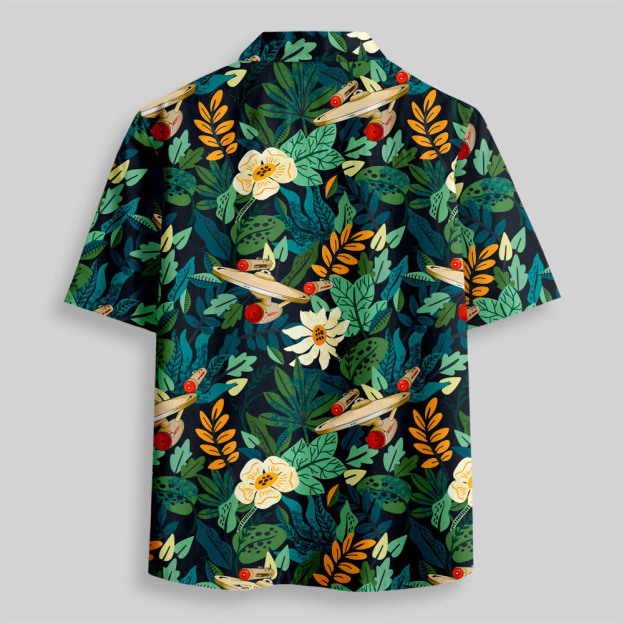 NCC-1701 Hawaii Button Up Pocket Shirt