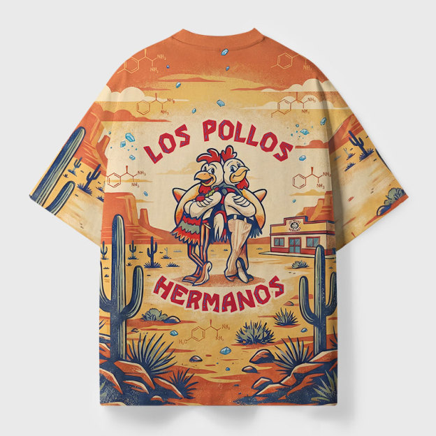 Los Pollos Hermanos Geek All-Over Print T-Shirt