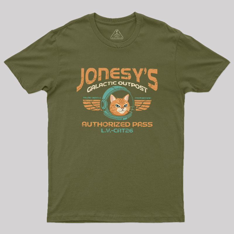 Jonesy??s Galactic Outpost Geek T-Shirt