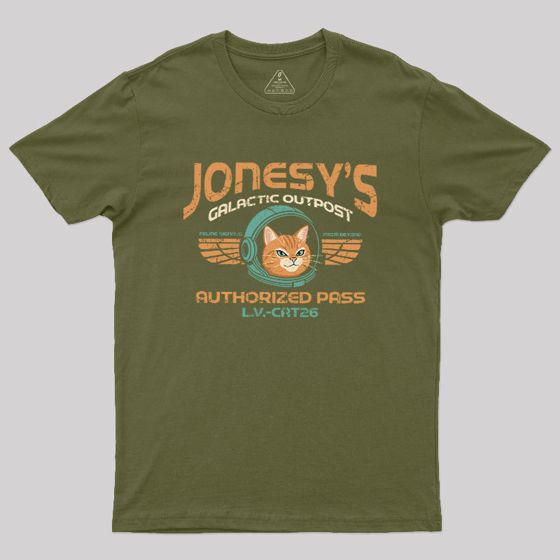 Jonesy??s Galactic Outpost Geek T-Shirt